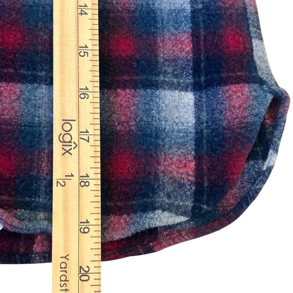 Vtg Pendleton High Grade Western Wear Pearl Snap Virgin Wool Shirt Plaid 60s 7 - Picture 5 of 8